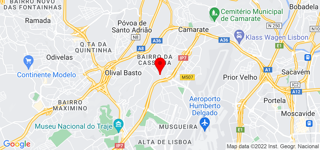 Jorge Mendes Eletricista - Lisboa - Lisboa - Mapa