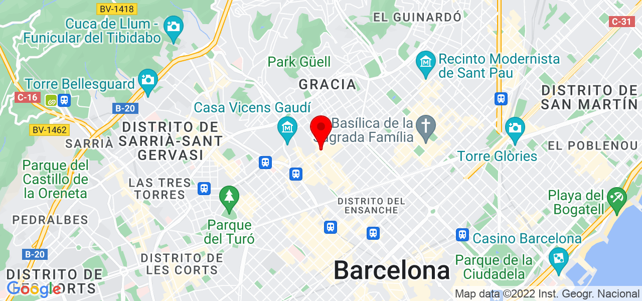Kenia Ara&uacute;jo - Cataluña - Barcelona - Mapa