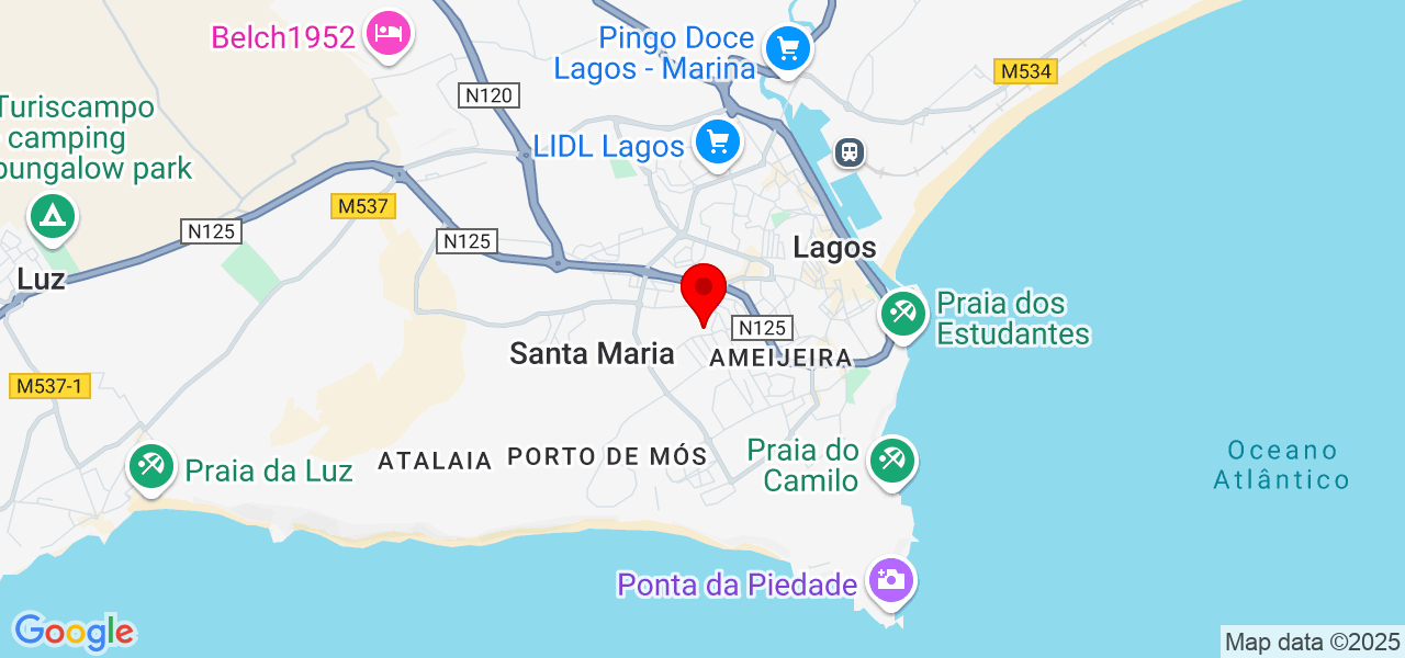 Lilly - Faro - Lagos - Karte