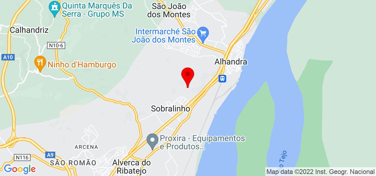 N&aacute;gila Lopes - Lisboa - Vila Franca de Xira - Mapa