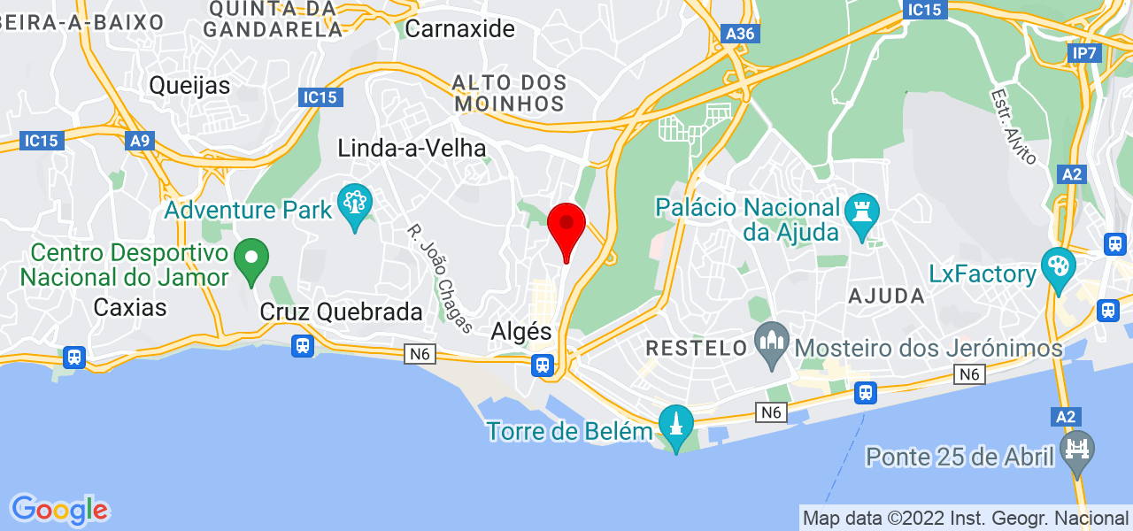 L.M manuten&ccedil;&otilde;es - Lisboa - Oeiras - Mapa
