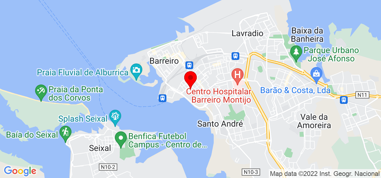 Sr.Biscates - Setúbal - Barreiro - Mapa