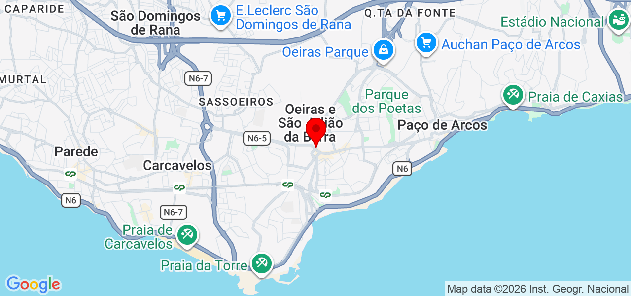 Eugénio - Lisboa - Oeiras - Karte