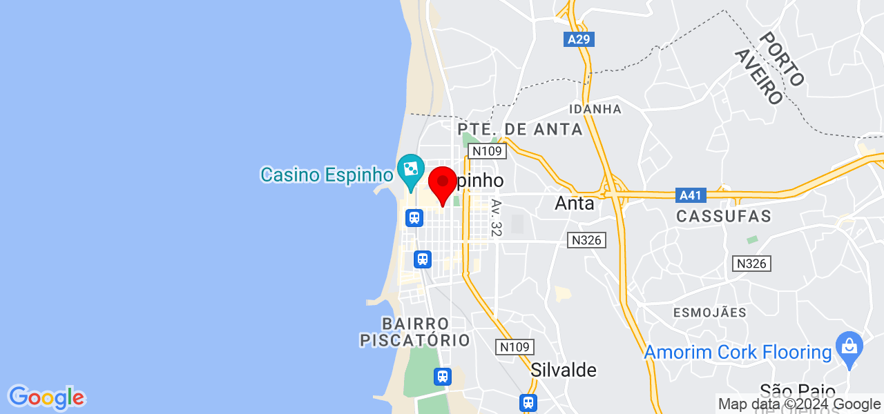 Barbosa - Aveiro - Espinho - Mapa