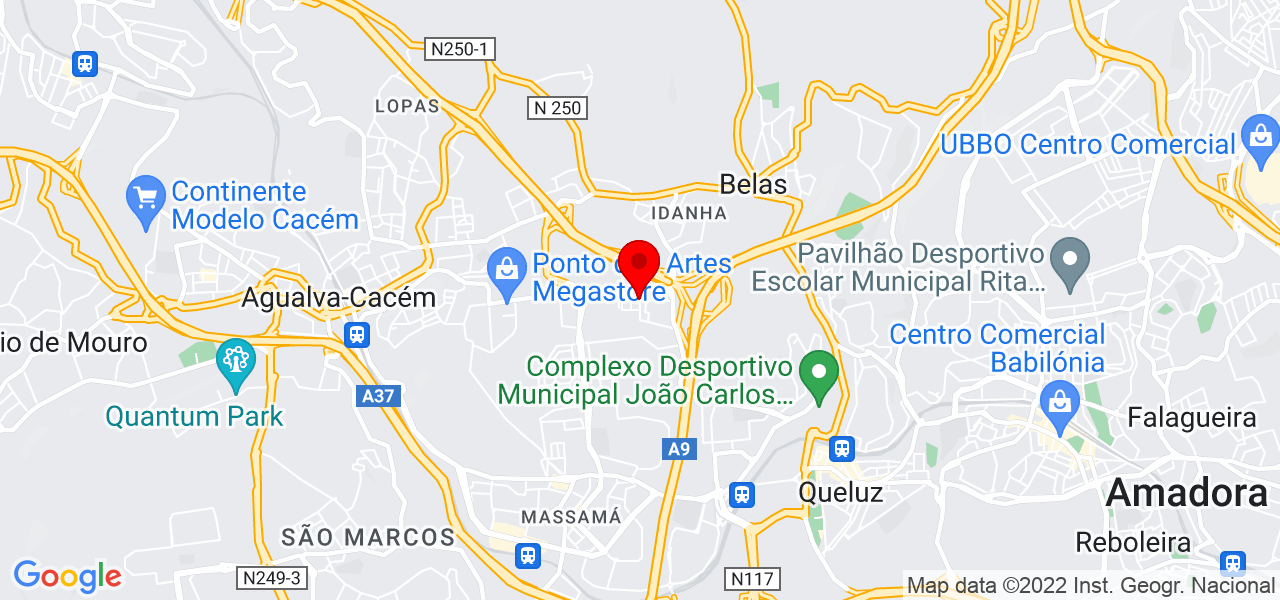 Arquitecta Vanessa Fortunato - Lisboa - Sintra - Mapa