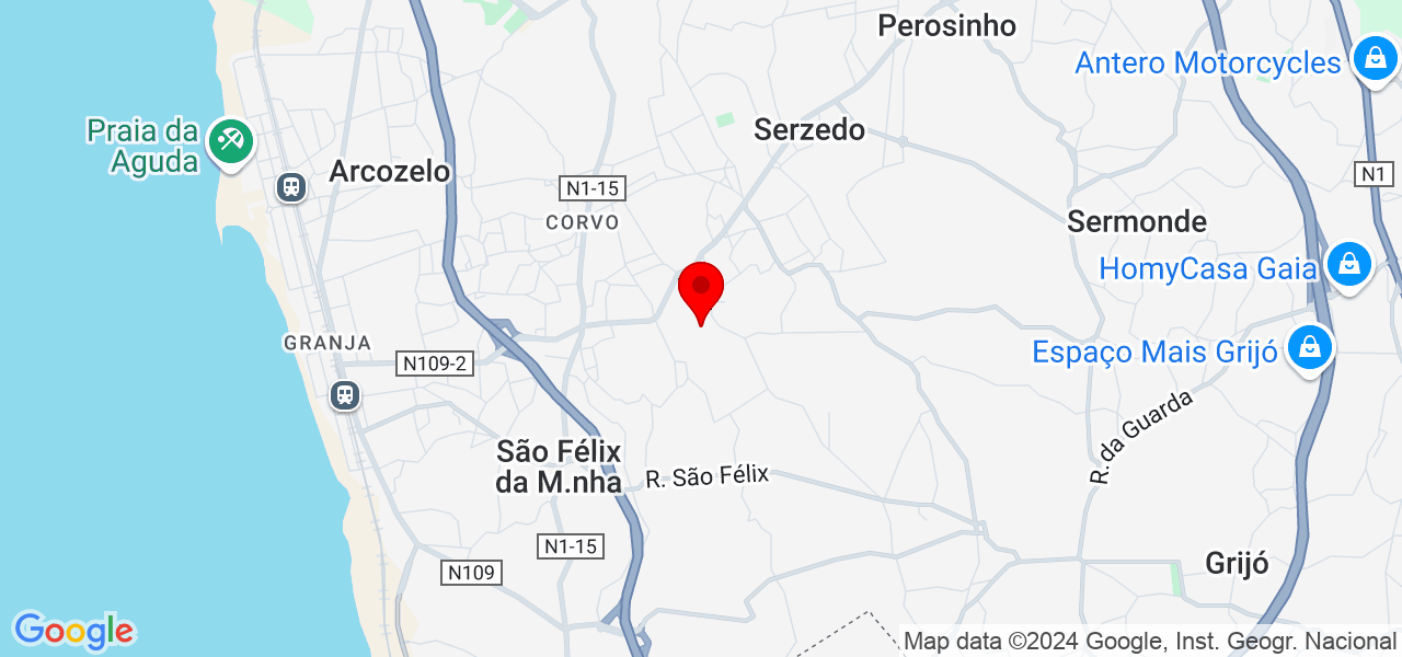 Francisco (Entusiastalcance) - Porto - Vila Nova de Gaia - Mapa