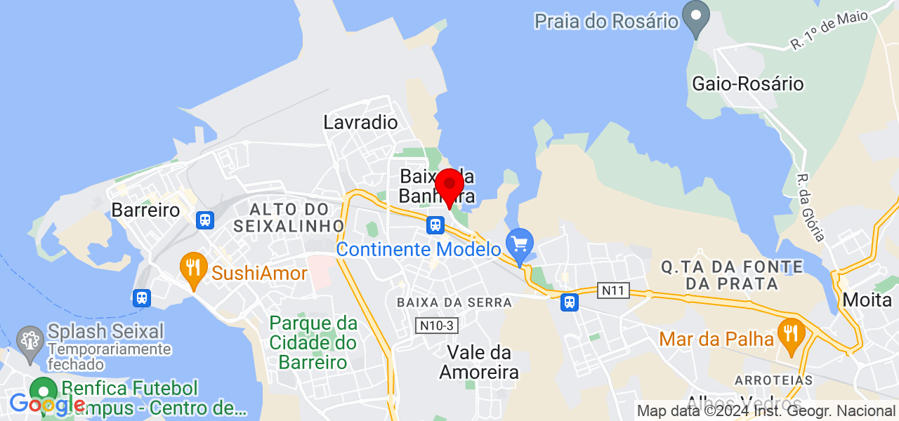 Nuno Santos - Setúbal - Moita - Mapa