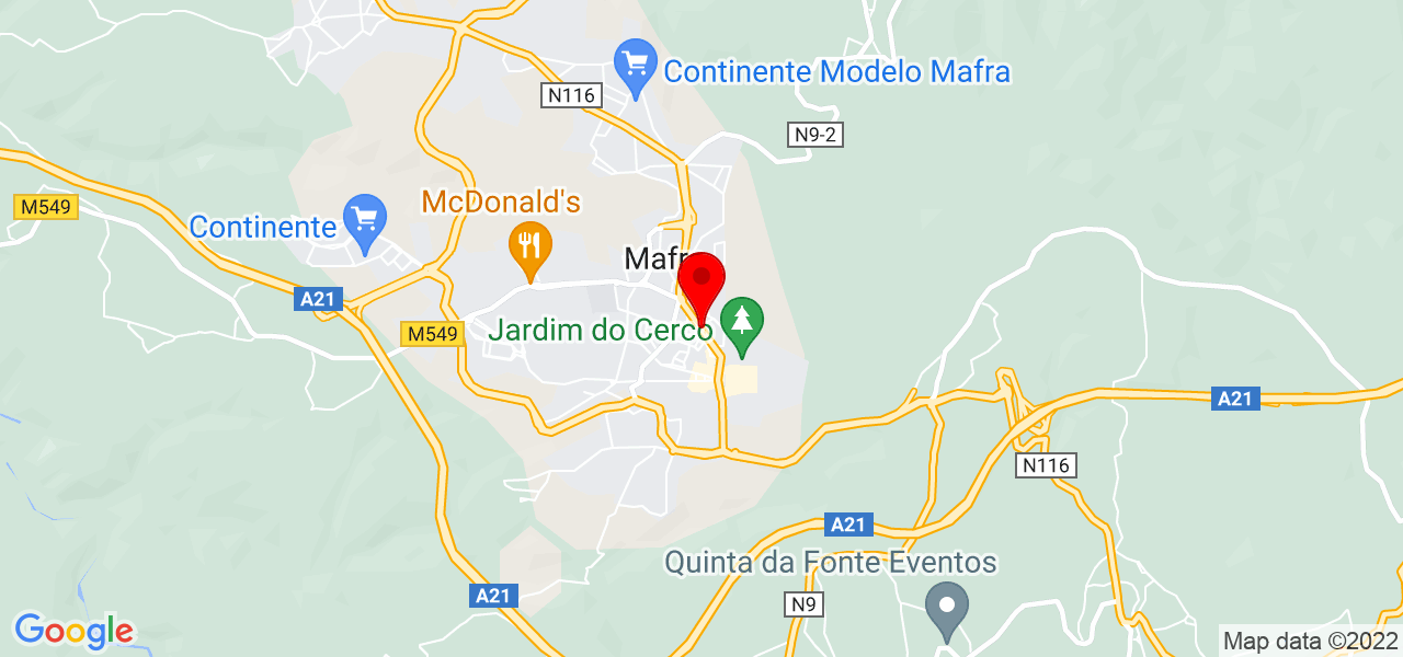 Ema Campos. Consultora Imobili&aacute;ria - Lisboa - Mafra - Mapa
