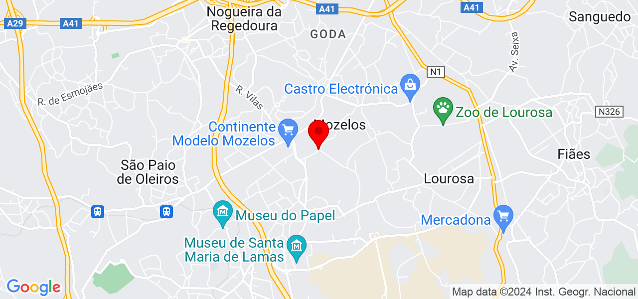 ABC Limpezas - Aveiro - Santa Maria da Feira - Mapa