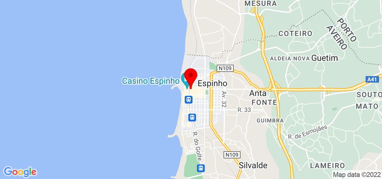 Joana Oliveira - Medicina Tradicional Chinesa - Aveiro - Espinho - Mapa