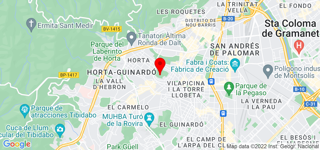 Anderson - Cataluña - Barcelona - Mapa