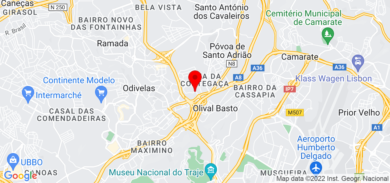 TheCrown - Lisboa - Odivelas - Mapa