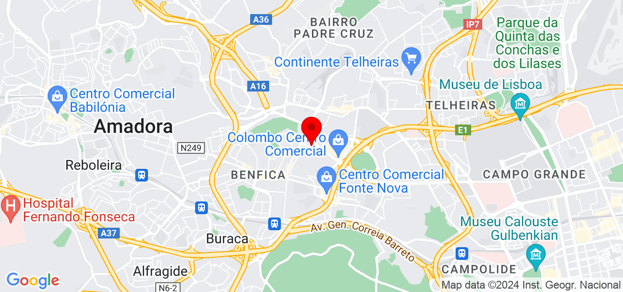 Guilherme Sanches Oliveira - Lisboa - Lisboa - Map