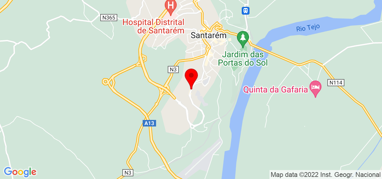 Clarisse henriques - Santarém - Santarém - Mapa