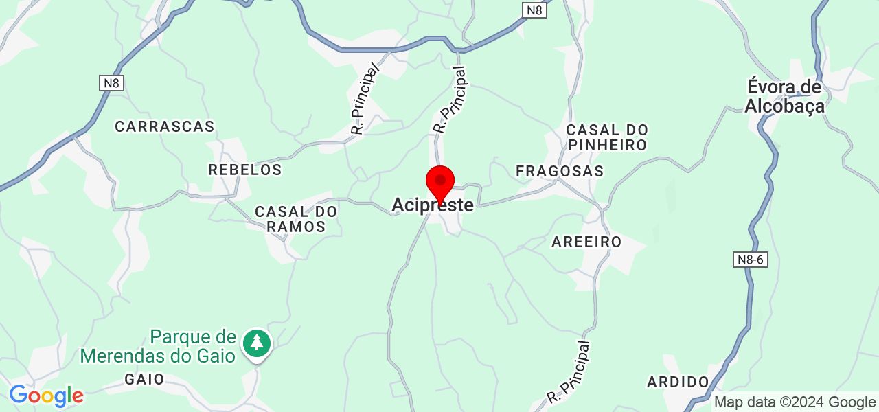 Dina Guedes - Leiria - Alcobaça - Mapa