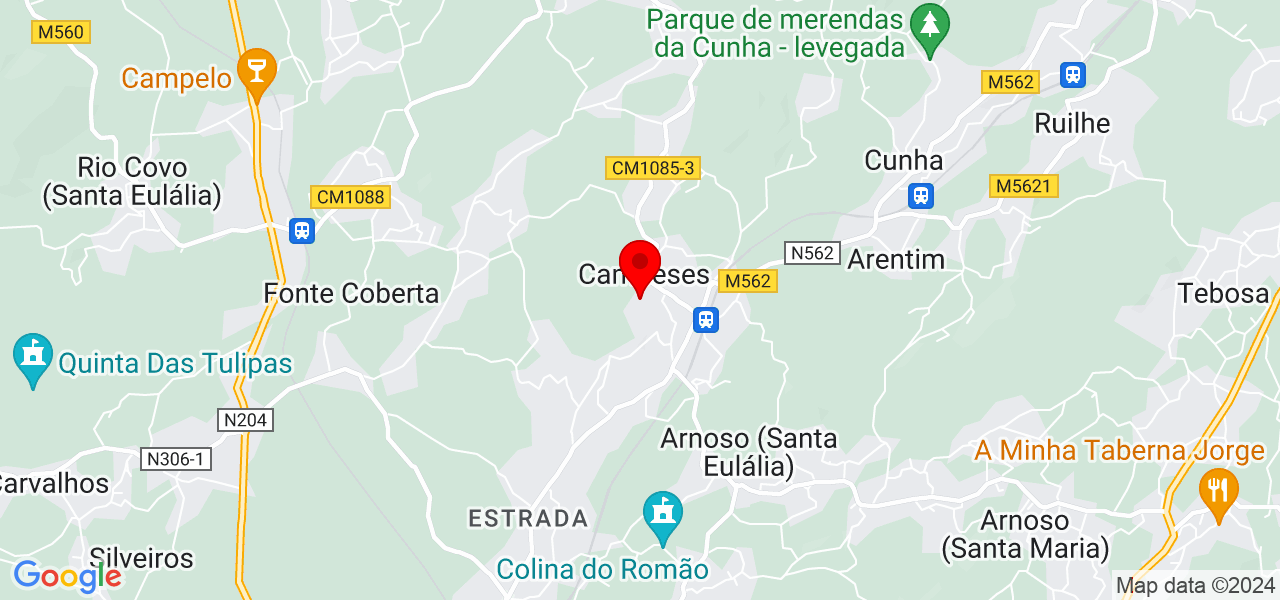 Carolina Pinto - Braga - Barcelos - Mapa