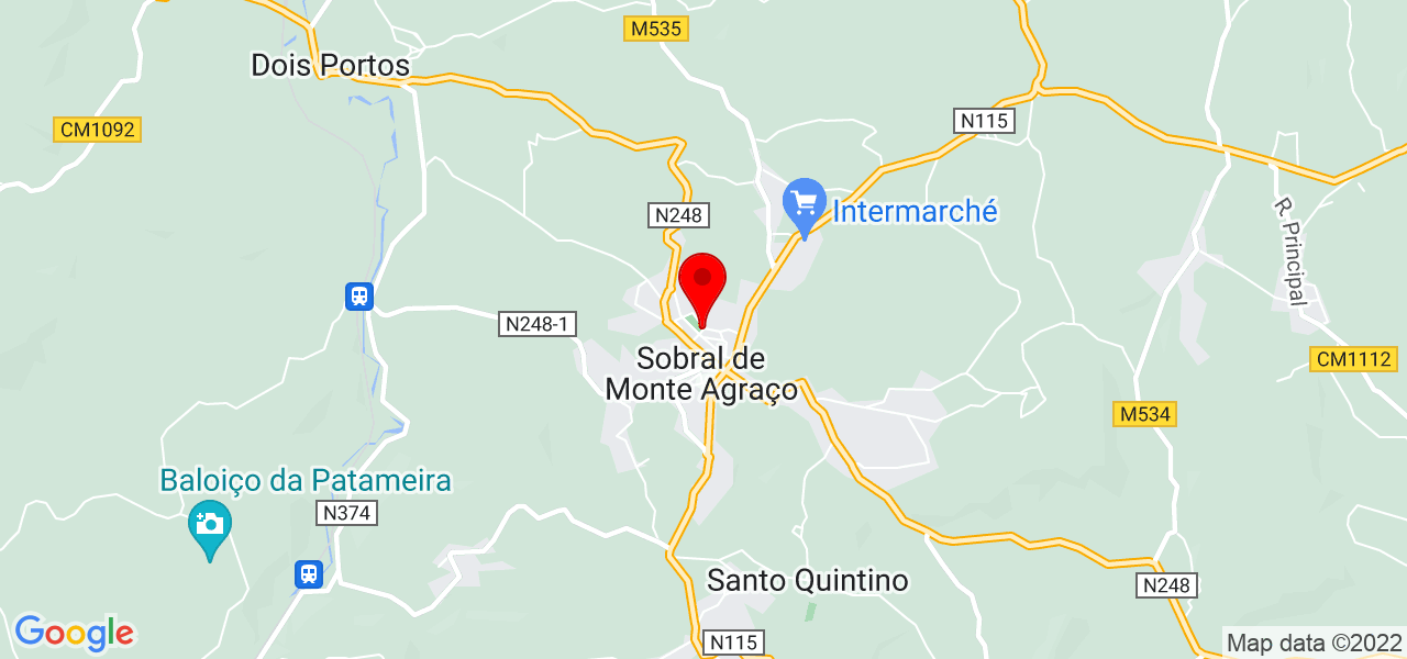 Chef Marcos luz - Lisboa - Sobral de Monte Agraço - Map