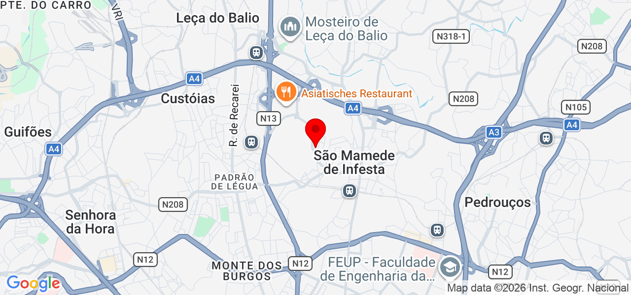 Cler - Porto - Matosinhos - Mapa