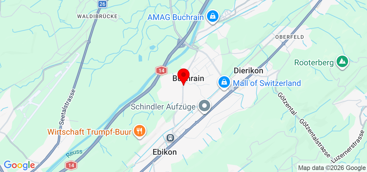 Ballon Service Schmidle Gerhardt GmbH - Luzern - Buchrain - Karte