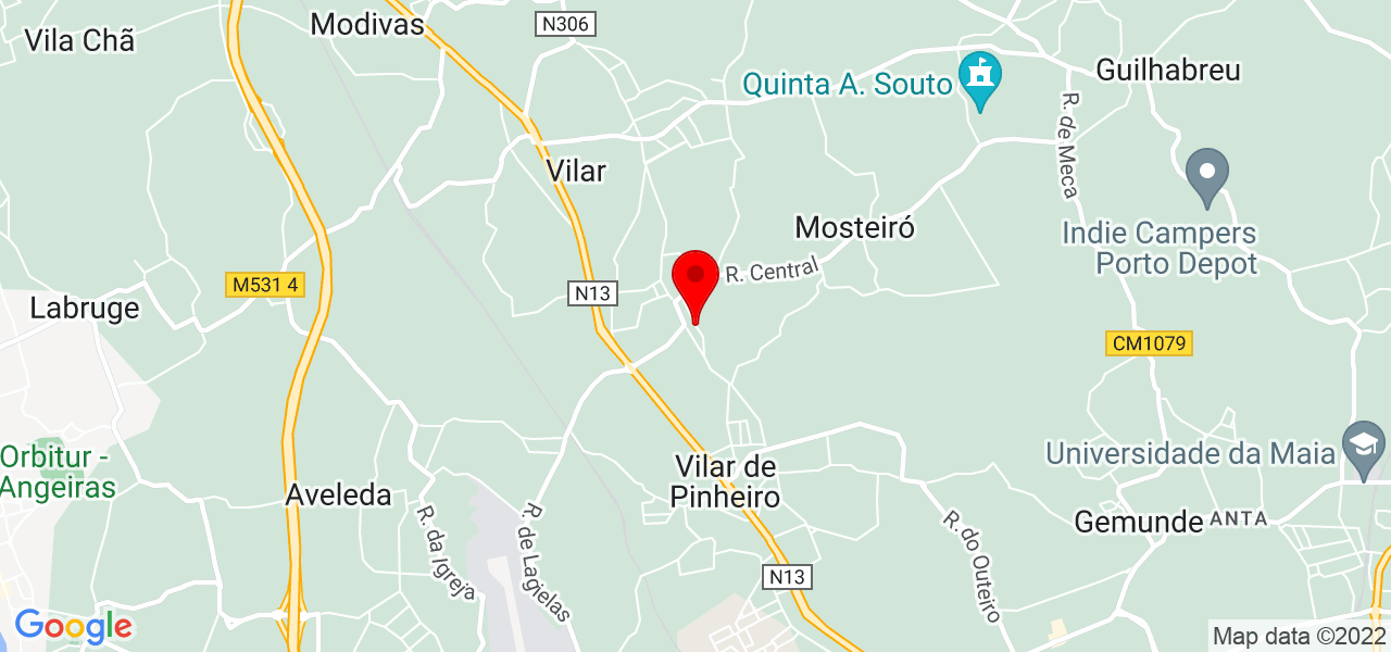 Isabel Mesquita - Porto - Vila do Conde - Mapa
