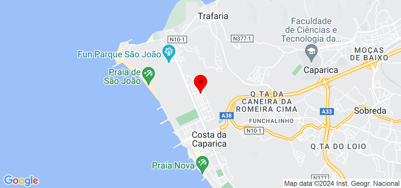 Andr&eacute; Pereira - Setúbal - Almada - Mapa