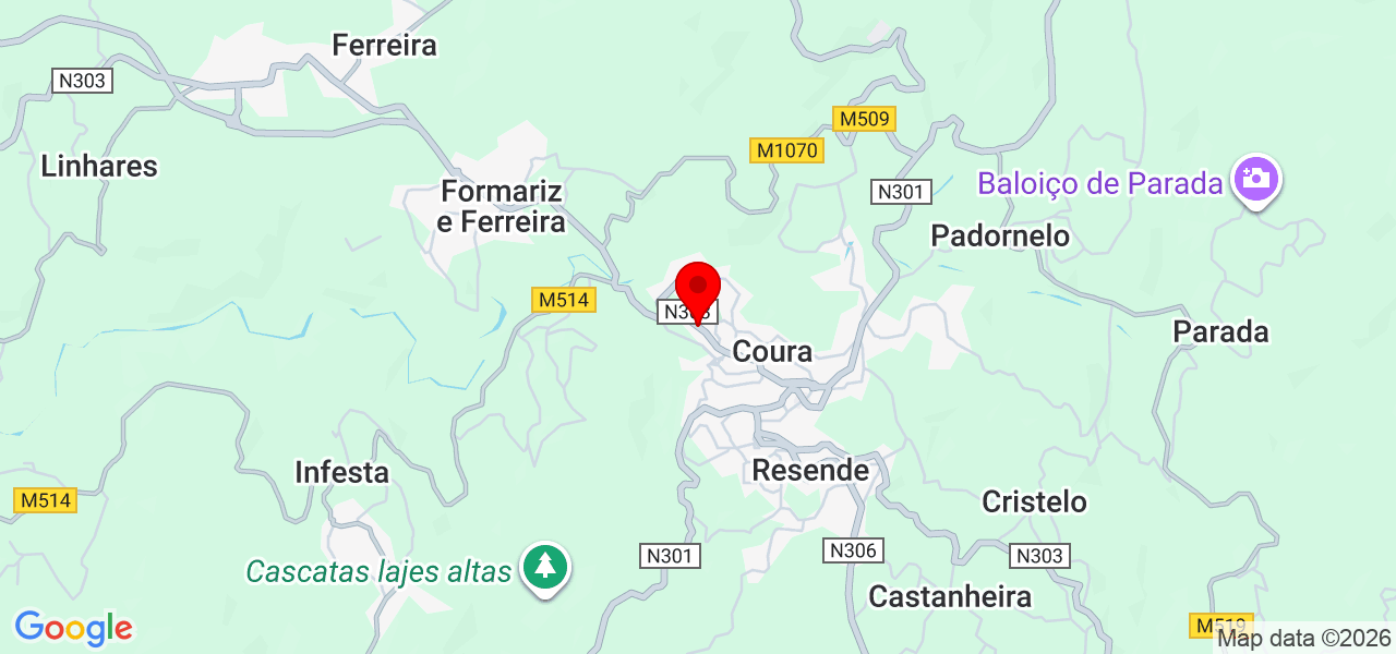 Leticia - Viana do Castelo - Paredes de Coura - Karte
