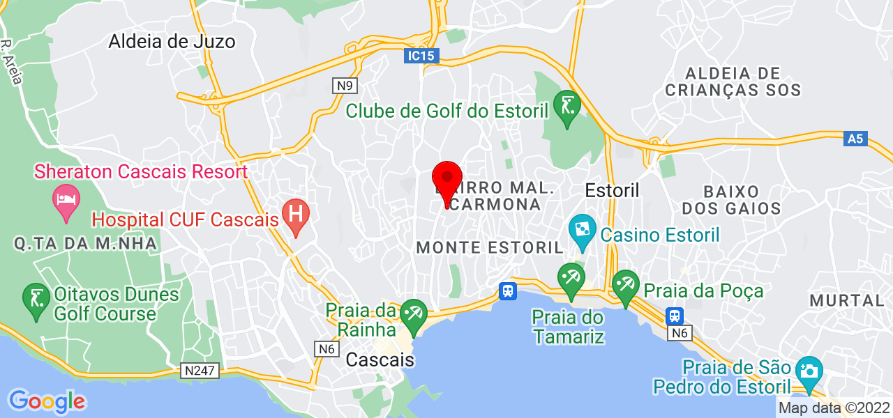 Mariana G Teixeira Makeup - Lisboa - Cascais - Mapa