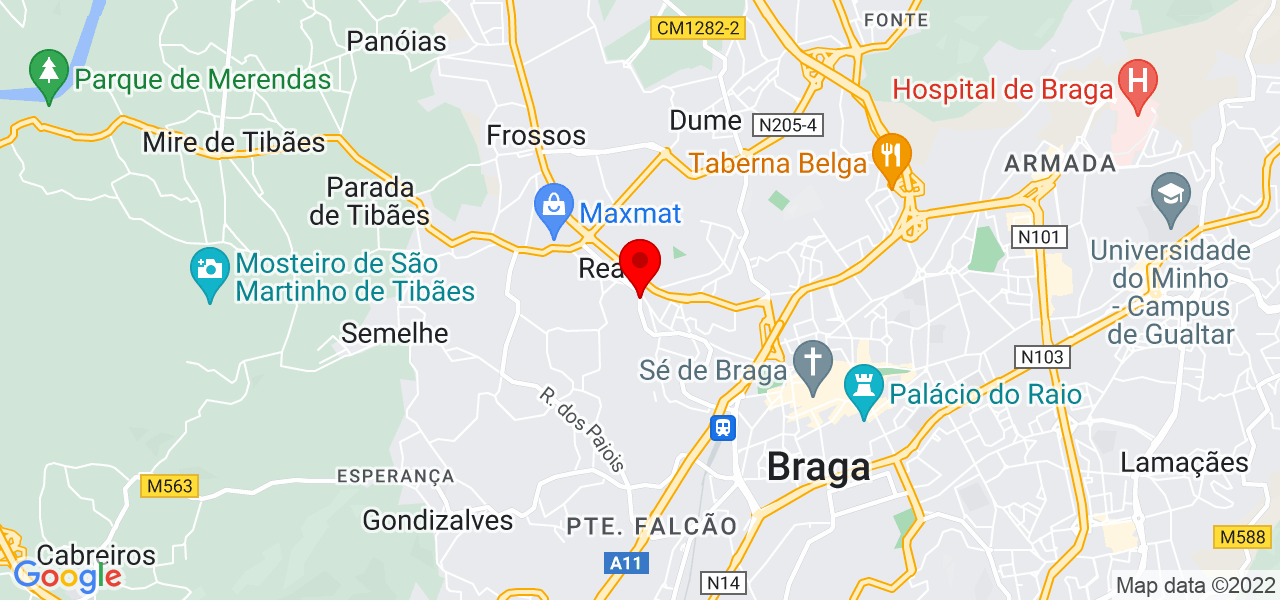 Andr&eacute; Rosa Massoterapeuta - Braga - Braga - Mapa