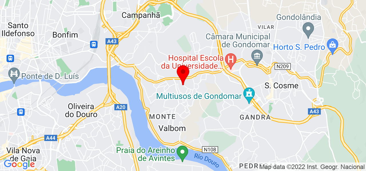 MG MK ll - Porto - Gondomar - Mapa