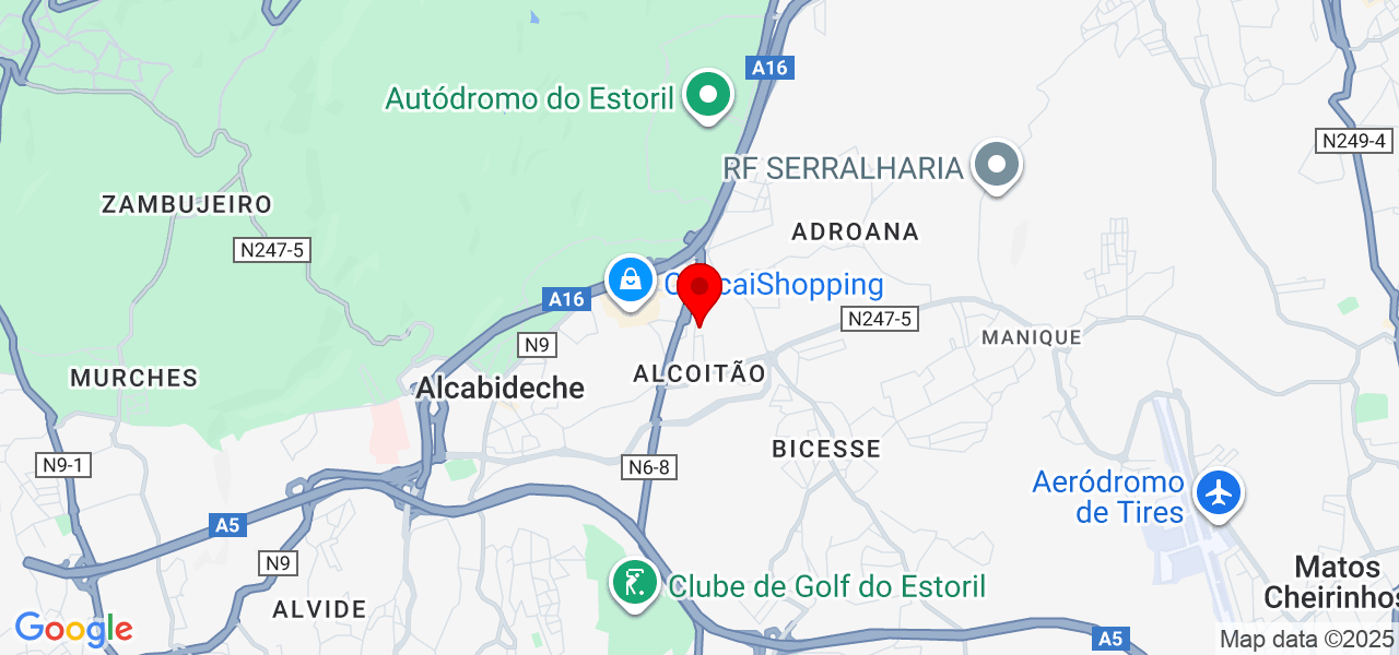 Erasmo Vieira - Lisboa - Cascais - Mapa