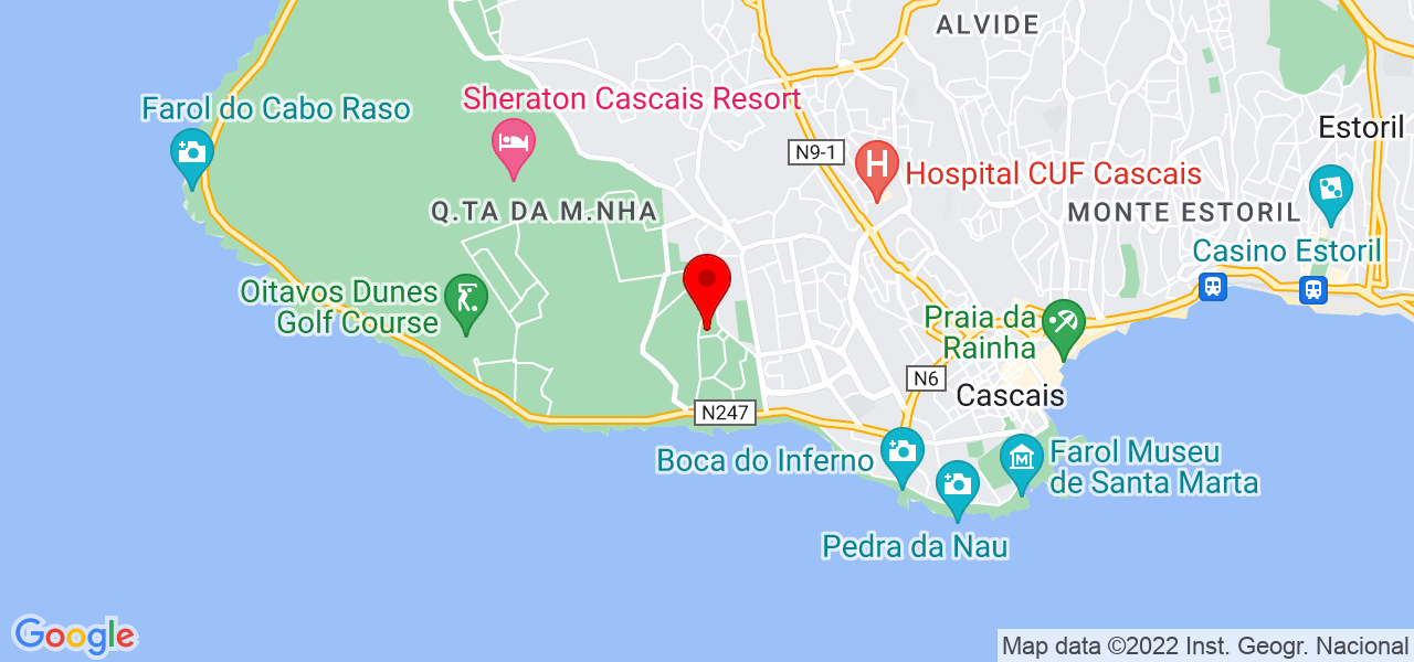 Izabela Pereira Alves - Lisboa - Cascais - Mapa