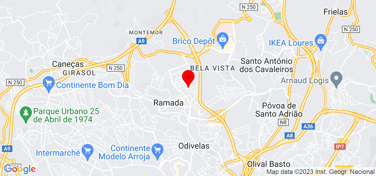 Robson - Lisboa - Odivelas - Mapa