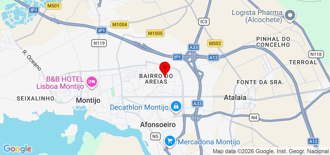 Léo Abreu - Setúbal - Montijo - Karte