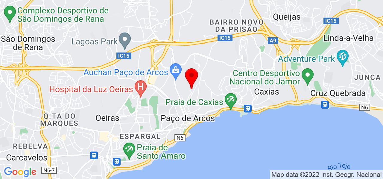 Paulo Correia - Lisboa - Oeiras - Mapa