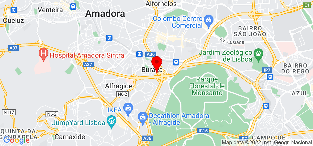 mariana santos - Lisboa - Amadora - Map