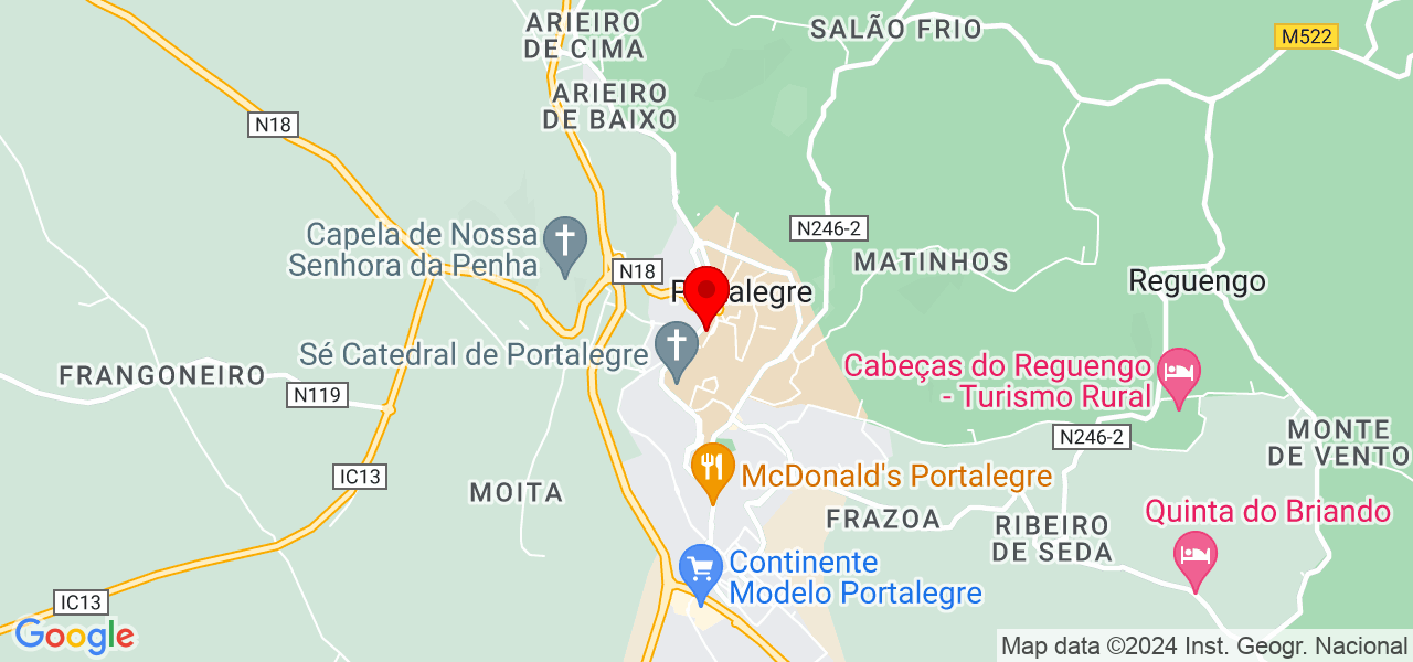 RUDZER - Portalegre - Portalegre - Mapa