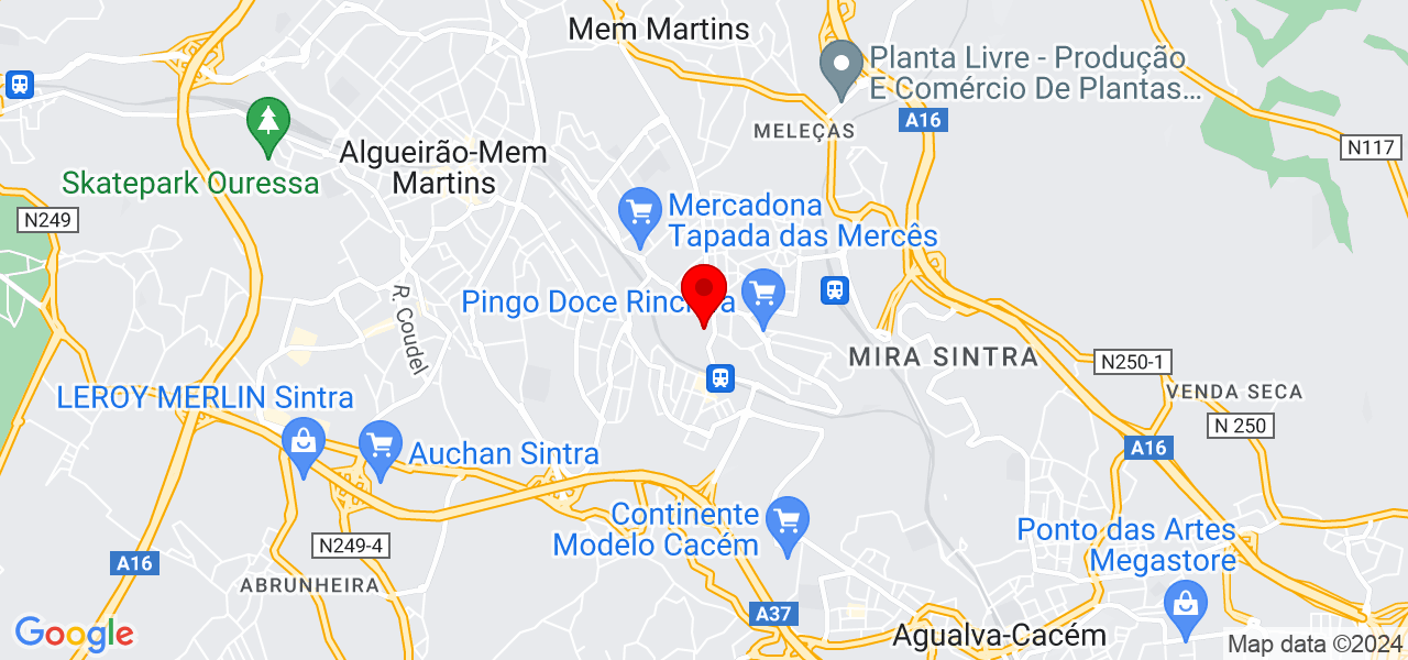 Gisele Sheron Alves - Lisboa - Sintra - Mapa