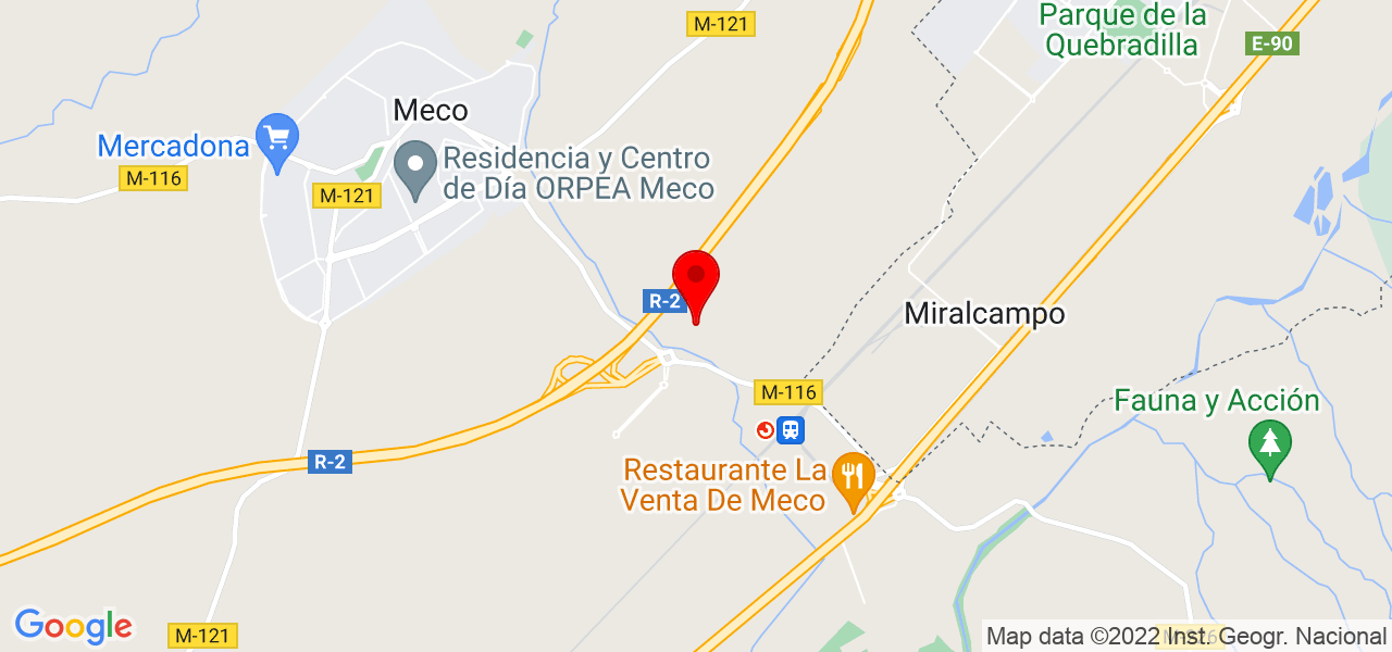 EDUCAN - Comunidad de Madrid - Meco - Mapa