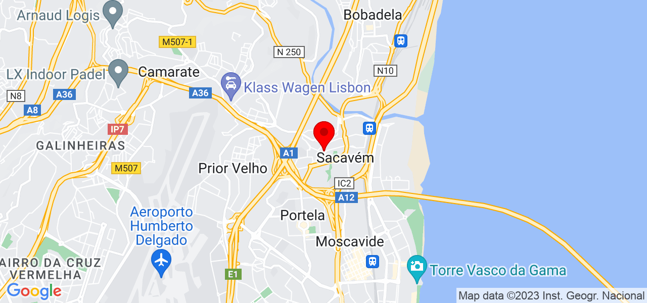 Rozimeire Apolin&aacute;rio - Lisboa - Loures - Mapa