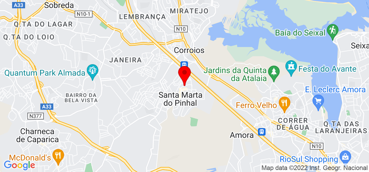 Tânia Marrana - Setúbal - Seixal - Karte