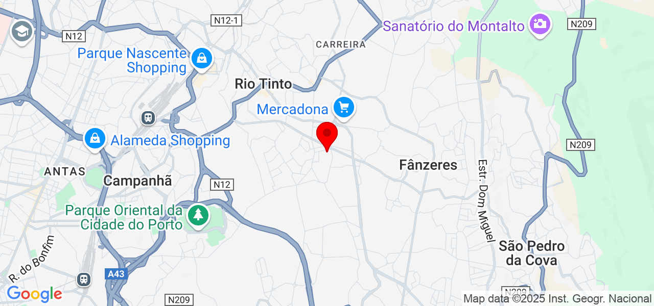 Bruna Lopes - Porto - Gondomar - Map