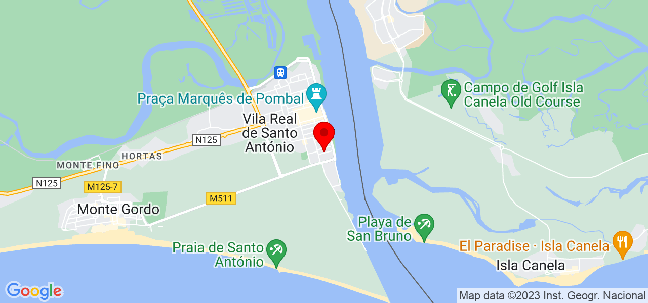 Lucia Ruiz - Faro - Vila Real de Santo António - Mapa