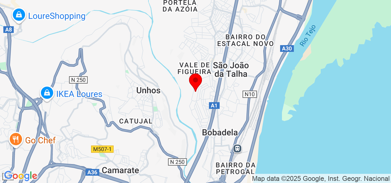 Ketlin oliveira - Lisboa - Loures - Mapa
