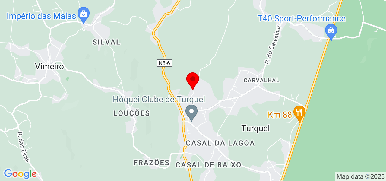 Edilson servi&ccedil;os profissionais - Leiria - Alcobaça - Mapa