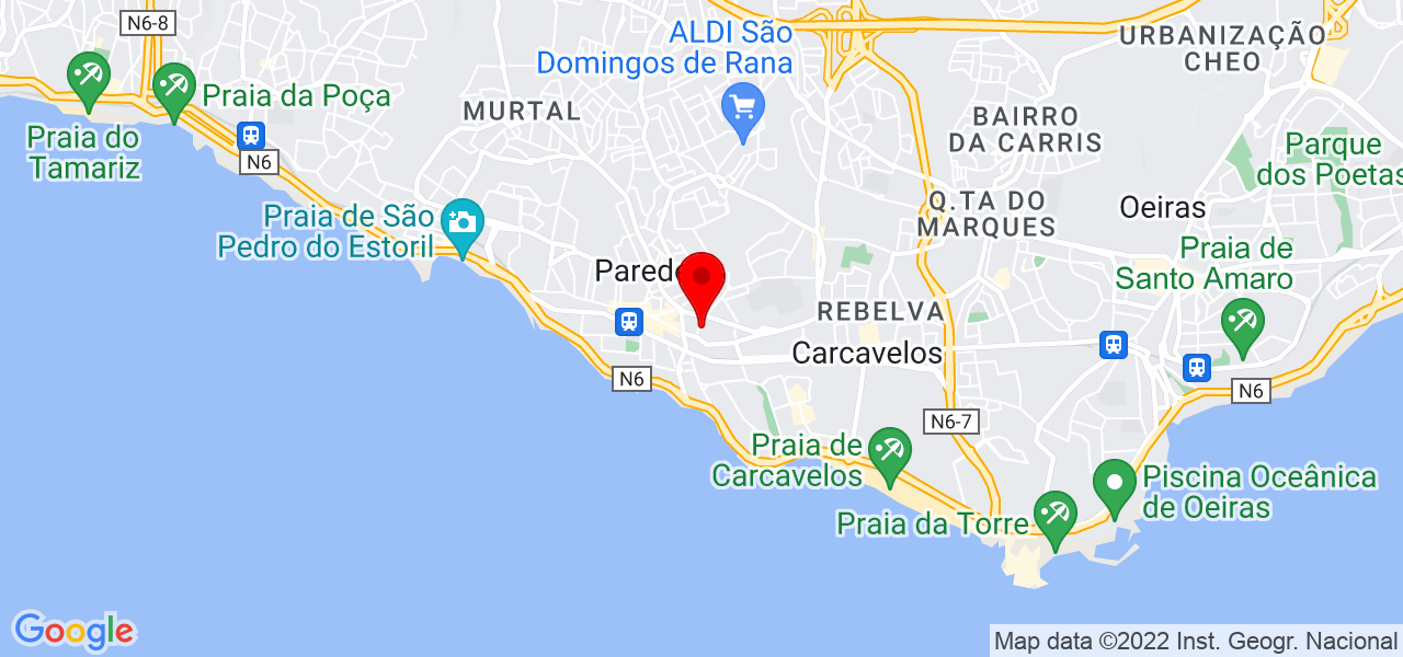 Carolina - Lisboa - Cascais - Map