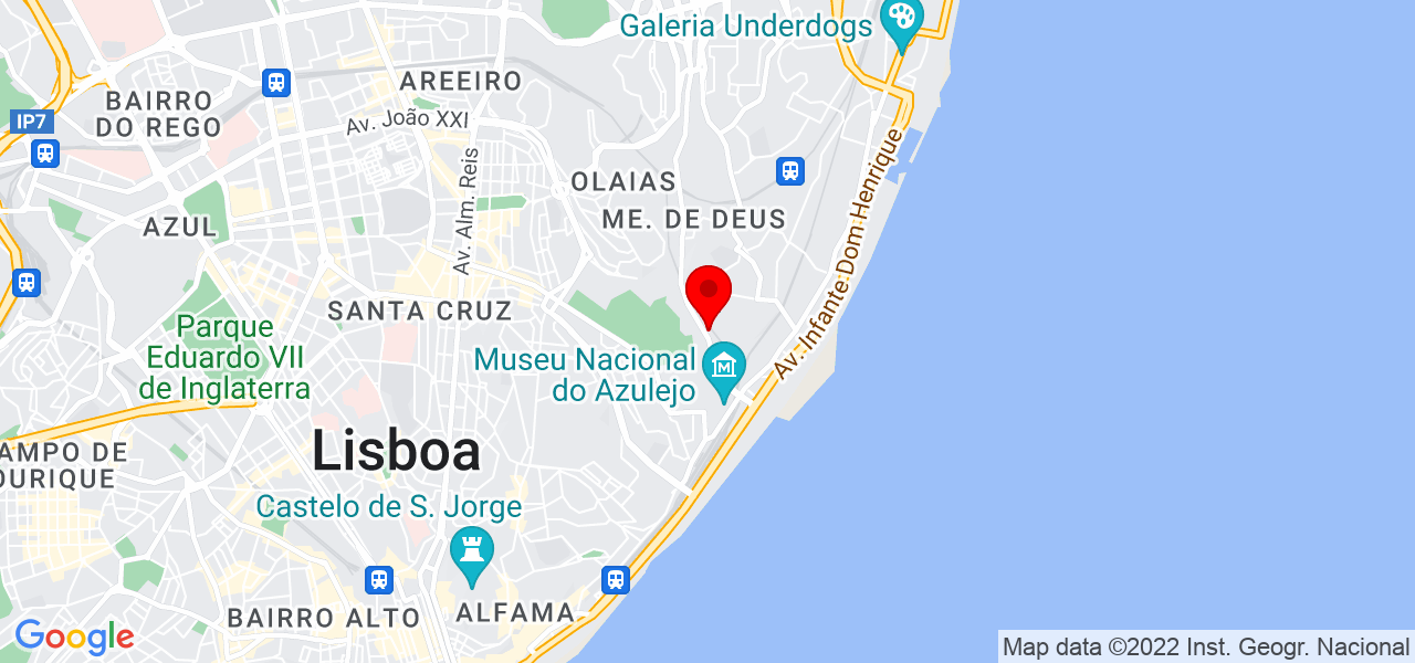 Nat&eacute;rcia Rodrigues - Lisboa - Lisboa - Mapa