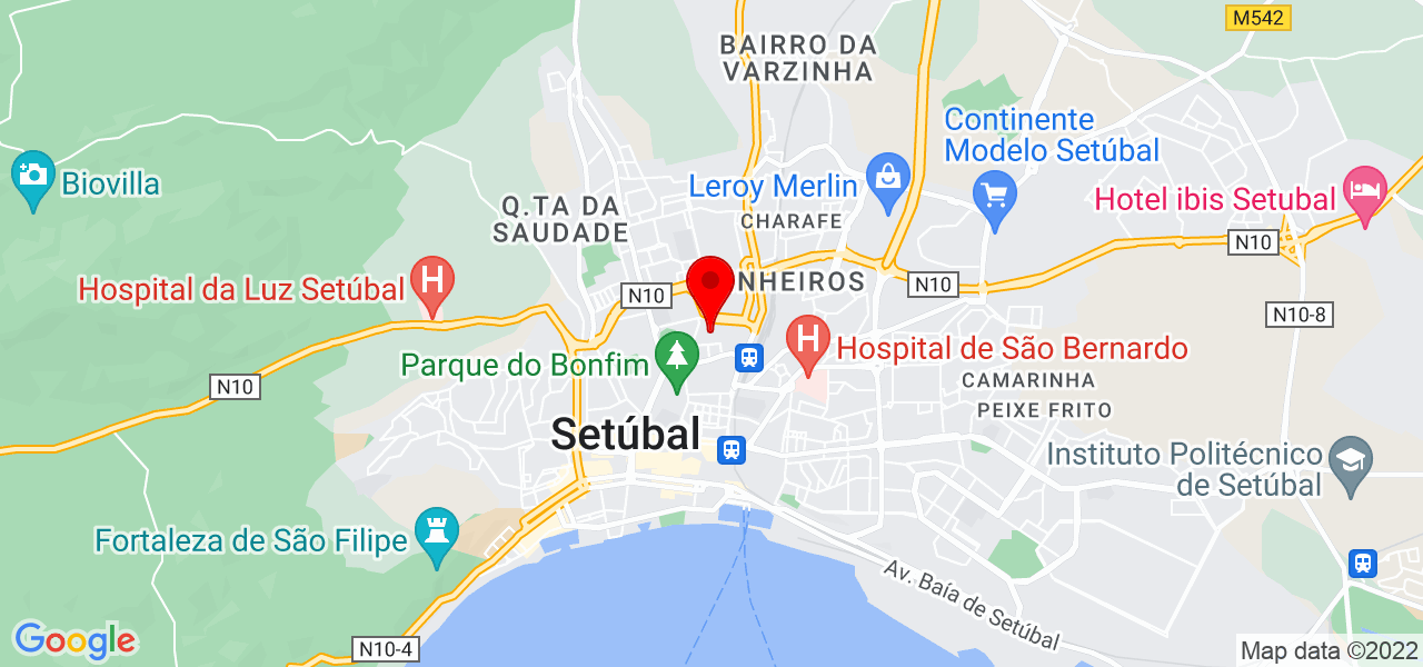 Sirnei C&eacute;sar Kach - Setúbal - Setúbal - Mapa