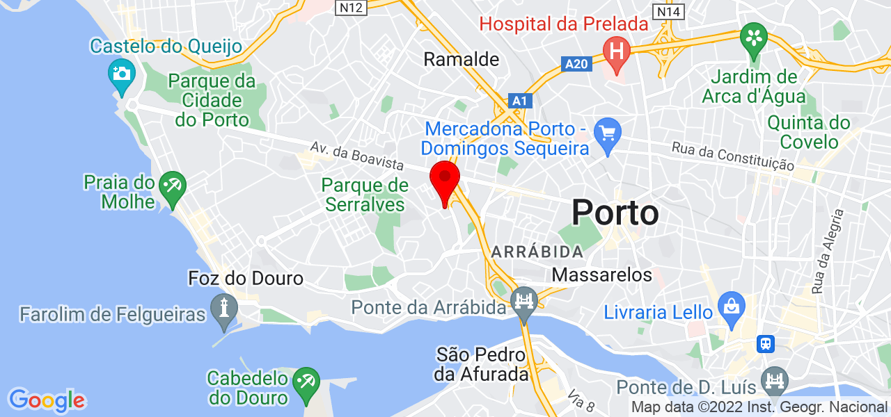 Tainara - Porto - Porto - Mapa