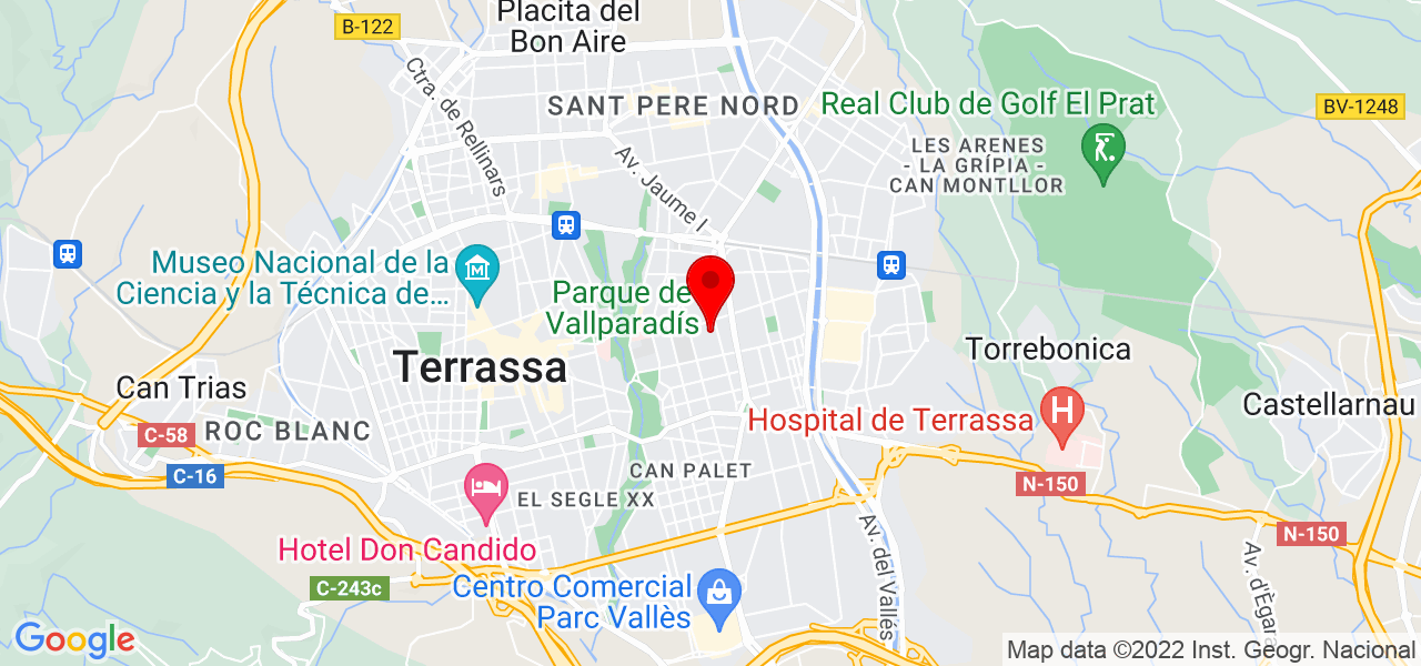 Aramay Matto - Cataluña - Terrassa - Mapa