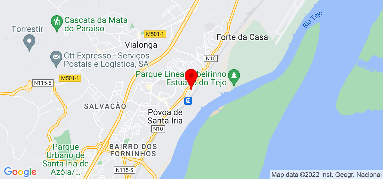Raphael Paulino Cunha Roland - Lisboa - Vila Franca de Xira - Mapa